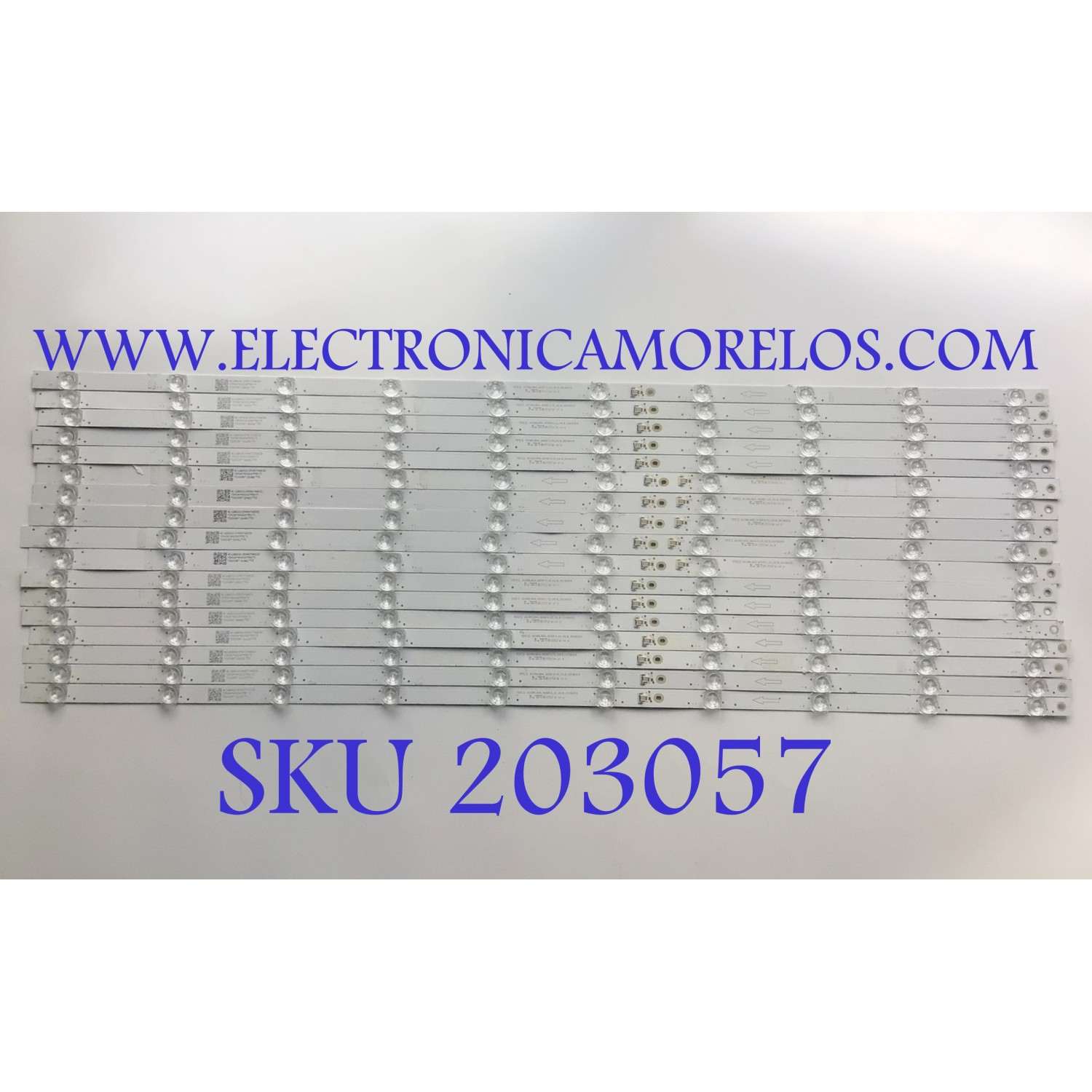 KIT DE LED'S PARA TV TCL ((INCOMPLETO SOLO 18 PIEZAS)) / NUMERO DE PARTE 4C-LB8510-ZM08J / 4C-LB8510-ZM07J / GIC85LB03_3030F2.1D_V0.8_20190215 (5 PIEZAS) / GIC85LB04_3030F2.1D_V0.8_20190215 (12 PIEZAS) / PANEL LVU850NDEL / MODELO 85S435